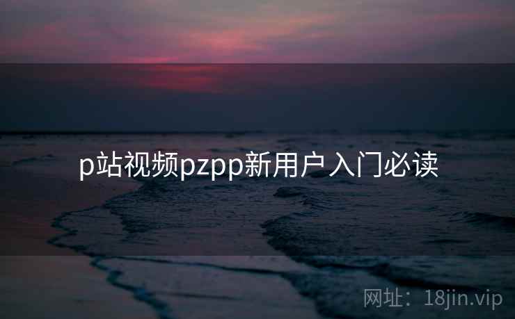 p站视频pzpp新用户入门必读