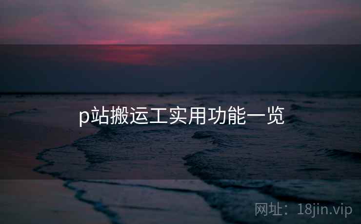 p站搬运工实用功能一览