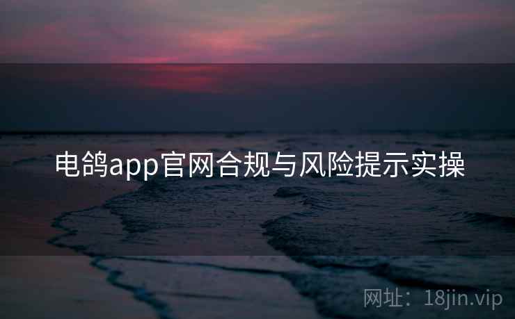 电鸽app官网合规与风险提示实操